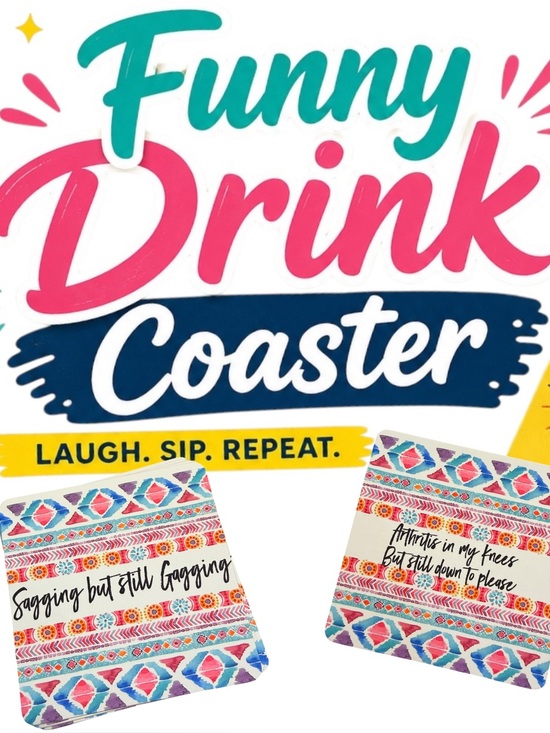Other - Funny Adult Drink Coasters Set of 5